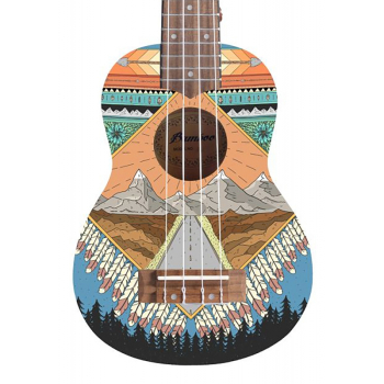 BAMBOO BU-21L PATAGONIA - Ukulele sopranowe z pokrowcem